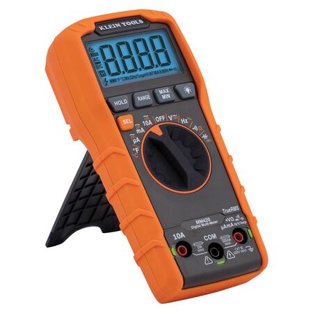 Digital Multimeter, TRMS Auto-Ranging, 600V, Temp