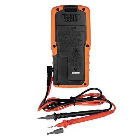 Slim Digital Multimeter, TRMS Auto-Ranging, 600V, Temp