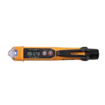 Non-Contact Voltage Tester Pen, 12-1000V AC with Infrared Thermometer