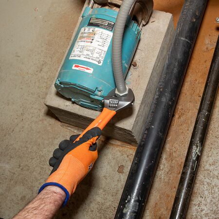 Extra-Capacity Adjustable Spanner, 25 cm