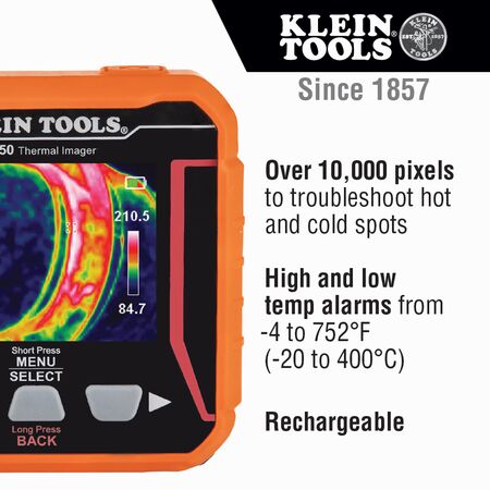 Rechargeable Thermal Imaging Camera, Over 10,000 Pixels