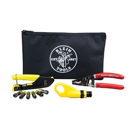 Coax Cable Installation Kit with Zip Pouch