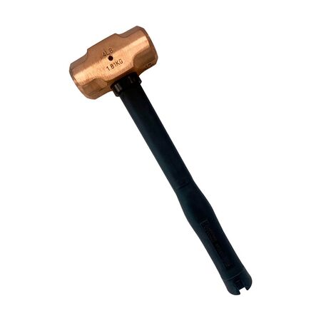 Copper Sledge Hammer 1.81kg (4lb) With Pinned Steel Core Fibreglass Black Handle