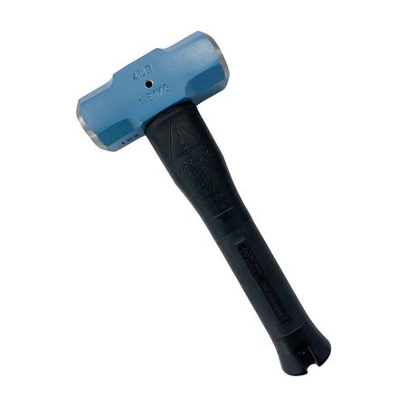 Sledge Hammer Normalised 1.81kg (4lb) With Pinned Steel Core Black Fibreglass Handle
