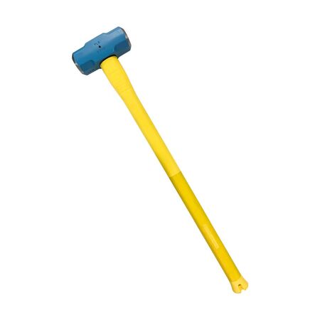 Sledge Hammer Normalised 7lb With Pinned Steel Core Yellow Fibreglass Handle