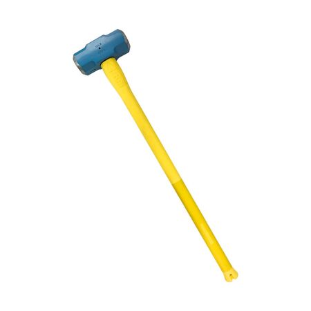 Sledge Hammer Normalised 10lb With Pinned Steel Core Yellow Fibreglass Handle