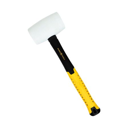Mallet Rubber White Fibreglass Handle 24oz / 680g