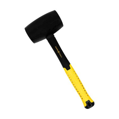 Mallet Rubber Black Fibreglass Handle 32oz / 900g