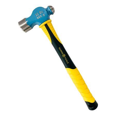 Ball Pein Hammer Normalised 900g Fibreglass Handle 370mm Long
