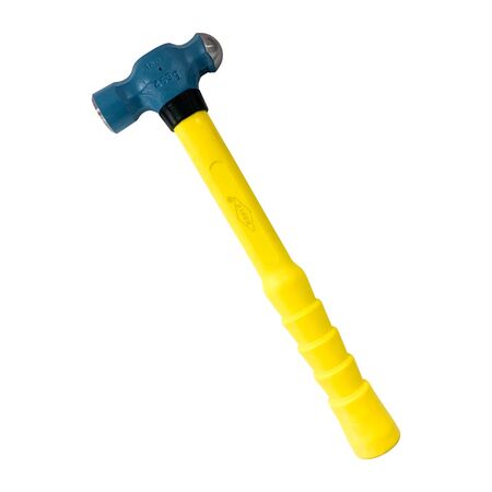 Ball Pein Hammer Normalised 450g Fibreglass Yellow Handle