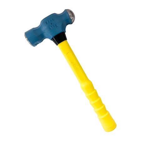 Ball Pein Hammer Normalised 675g Fibreglass Yellow Handle