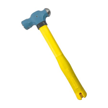 Ball Pein Hammer Normalised 675g Pinned Fibreglass Handle 360mm Long Yellow