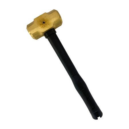 Brass Sledge Hammer 4lb With Pinned Steel Core Fibreglass Handle
