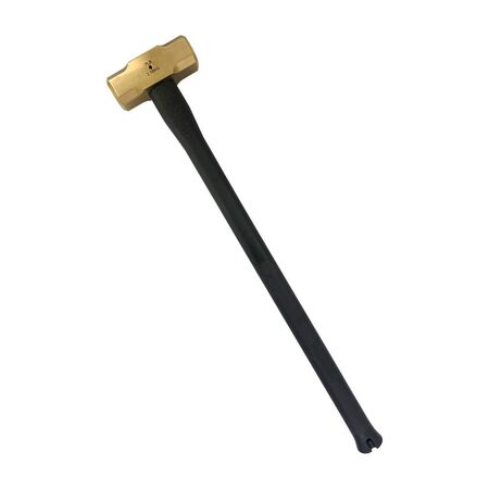 Brass Sledge Hammer 7lb With Pinned Steel Core Fibreglass Handle
