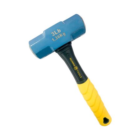 Sledge Hammer Normalised 1.35kg (3lb) Fibreglass Handle Length 250mm
