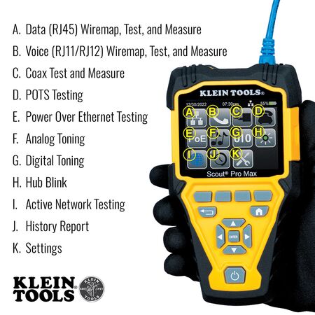 Scout® Pro Max Network Cable Tester With Remote Set