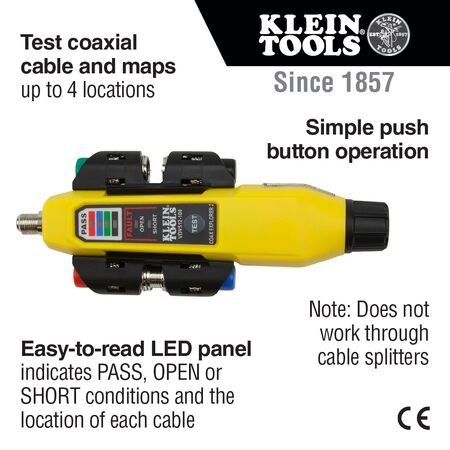 Cable Tester, Coax Explorer™ 2 Tester with Remote Kit