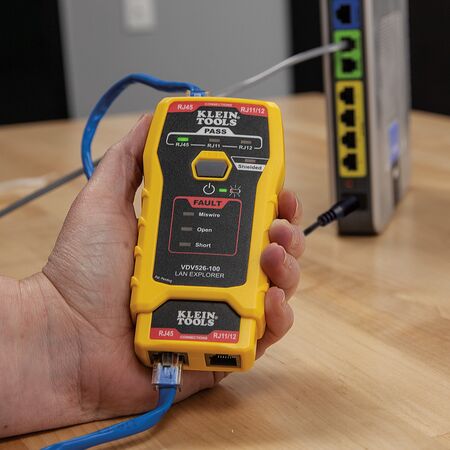 Network Cable Tester, LAN Explorer™ Data Cable Tester with Remote