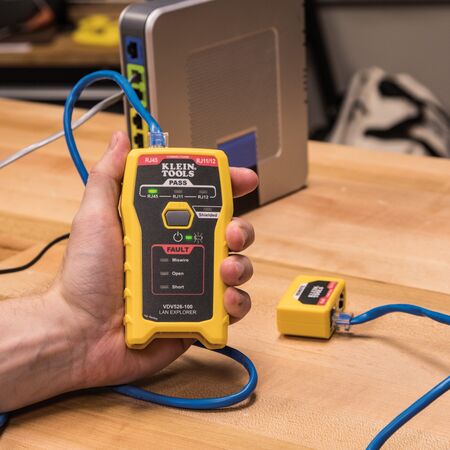 Network Cable Tester, LAN Explorer™ Data Cable Tester with Remote
