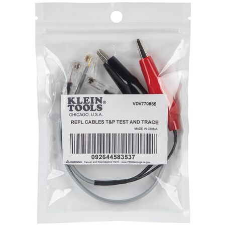 Replacement Cables for Tone & Probe Test and Trace Kit