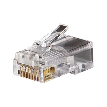 Modular Data Plugs, RJ45-CAT5e, 10-Pack
