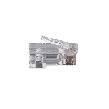 Pass-Thru™ Modular Data Plugs, RJ45-CAT5E, 10-Pack