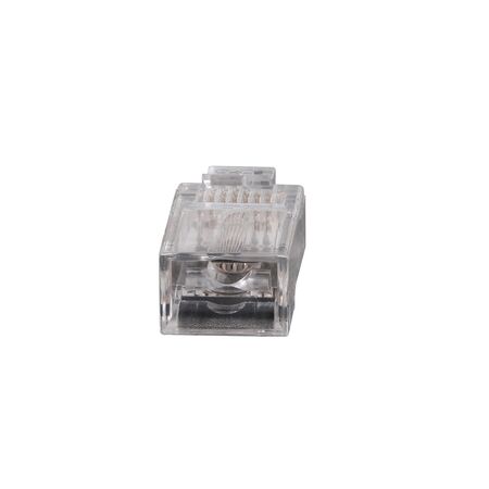 Pass-Thru™ Modular Data Plugs, RJ45-CAT5E, 10-Pack