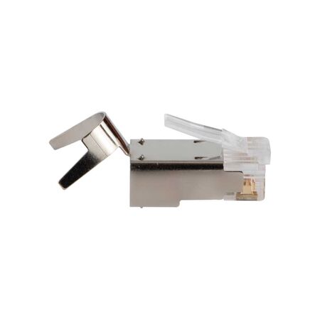 Pass-Thru™ Modular Data Plug, RJ45-CAT6A, Shielded (STP), 100-Pack