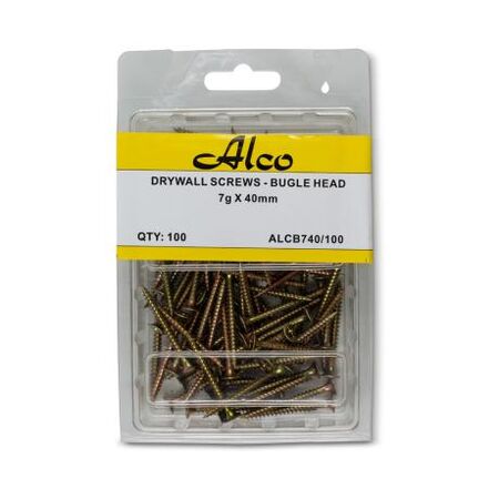 Bugle Head Needle Point Screws 7g Length 40mm 100 Pack