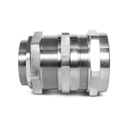 Cable Gland Brass Hazardous Weatherproof M75 Armoured Cable Diameter 54-70mm Thread Length 20mm