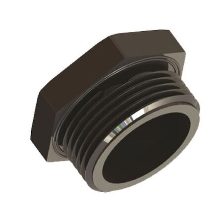 Hazardous Nylon Plug M16 Thread Length 14mm With Locknut & Silicone Seal