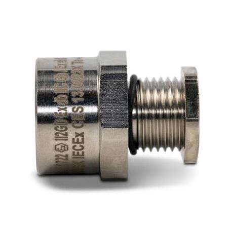 Brass Enlarger Nickel Plated Hazardous Areas M16-M20