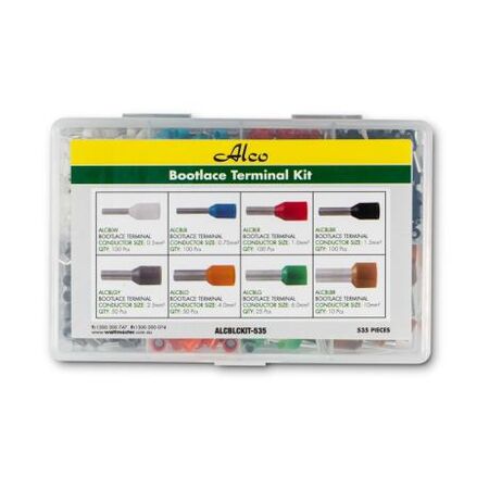 Bootlace Terminals Kit 535pcs No Tool