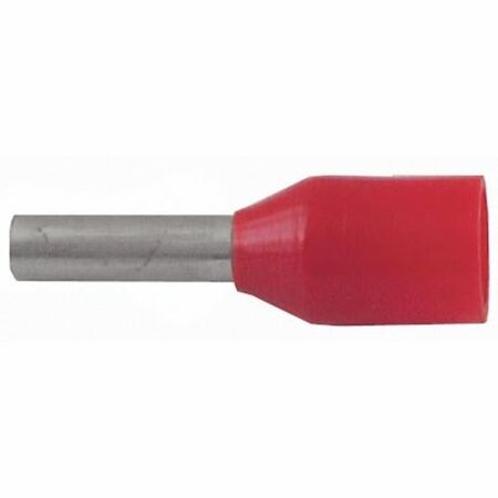 Bootlace Terminal Pre-Insulated Red 95mm² Length 25mm 5 Pack