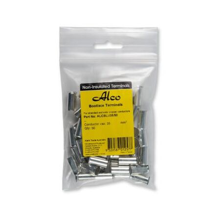 Bootlace Terminal Non-Insulated 35mm² 50 Pack