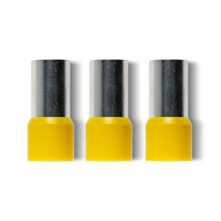 Bootlace Terminal Pre-Insulated Yellow 70mm² Length 21mm 7 Pack