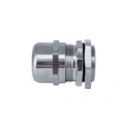 Cable Gland Brass Nickel Plated M6 Unarmoured Cable Diameter 2.3-3.7mm Thread Length 5mm