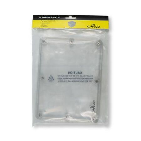 Clear Lid Suits EZIBOX7 UV Resistant 230x175mm