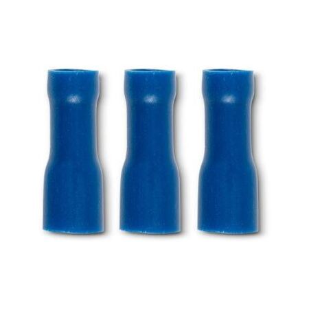 Crimp Terminal Quick Disconnect Fully Insulated 1.5-2.5mm² Female Width 4.8mm Blue 50 Pack