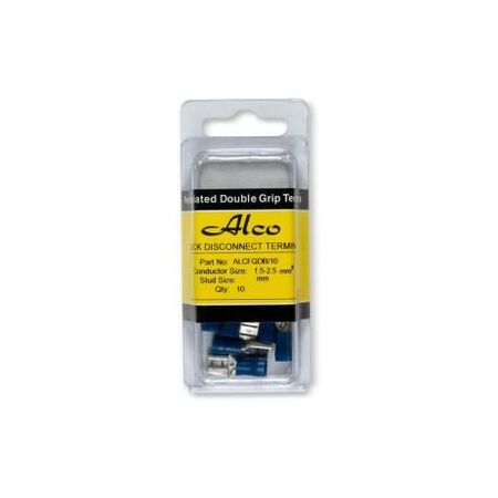 Crimp Terminal Quick Disconnect Insulated 1.5-2.5mm² Width 6.3mm Blue