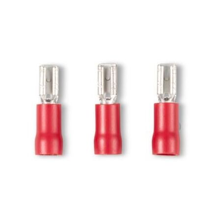 Crimp Terminal Quick Disconnect Insulated 0.5-1.5mm² Width 2.8mm Red