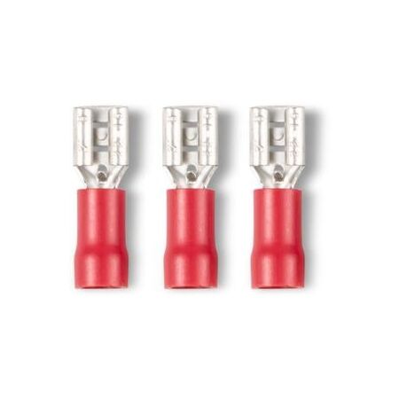 Crimp Terminal Quick Disconnect Insulated 0.5-1.5mm² Width 4.8mm Red