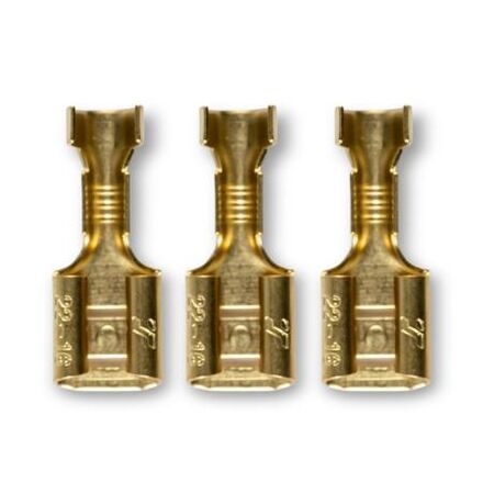 Crimp Terminal Non-Insulated Quick Disconnect 1.5-2.5MM² Width 6.35mm x 0.8mm