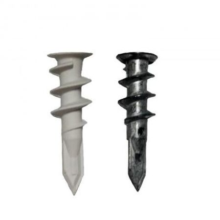 Anchor Plasterboard Hollow Wall Zinc Metal 7-8g Screw 100 Pack