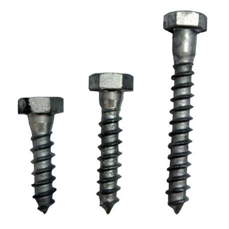 Timber Coach Screw Hexagonal Head Galvanised 10mm x Length 75mm