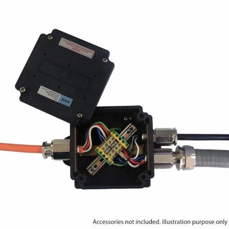 Hazardous Area Junction Box ANZEx 3x 20mm Entries 4x 4mm² 2 Earth Terminals 2x Cross Connects