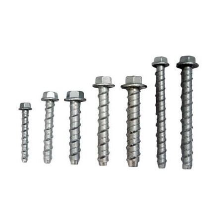 Anchor Hex Head Screw Bolt Galvanised 8mm x Length 50mm