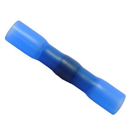 Heatshrink Solder Crimp Splice Terminal Glue Lined 1.5-2.5MM² Blue 50 Pack
