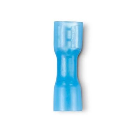 Crimp Terminal Fully Insulated Quick Disconnect 6.35mm Female Cable 1.5-2.5mm² Blue 500Pack