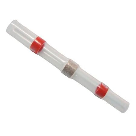 Heatshrink Solder Joint Terminal Glue Lined 0.5-1.5MM² Red 50 Pack